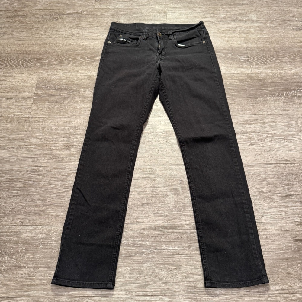 Empyre Jeans Mens 29 Black‎ Denim Skater 29x29 Cotton Outdoor Key Loop Adult